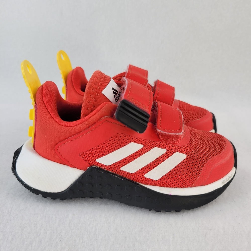 Adidas X Lego Shoes Toddlers 5.5K Baby Red Sport Infant Sneakers FX2877 - Picture 2 of 9